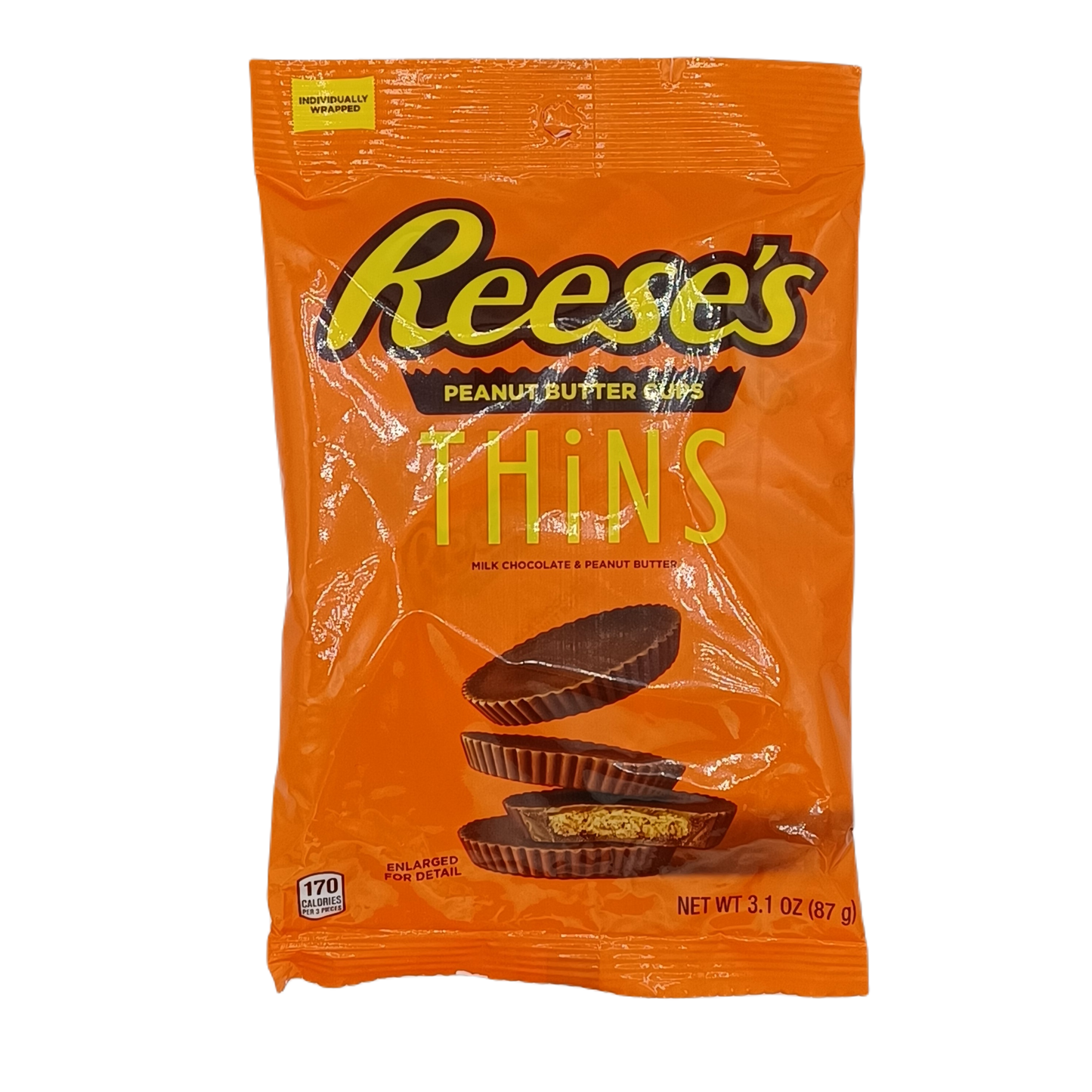 Reese's Thins Peanut Butter Cups 3.1oz PEG