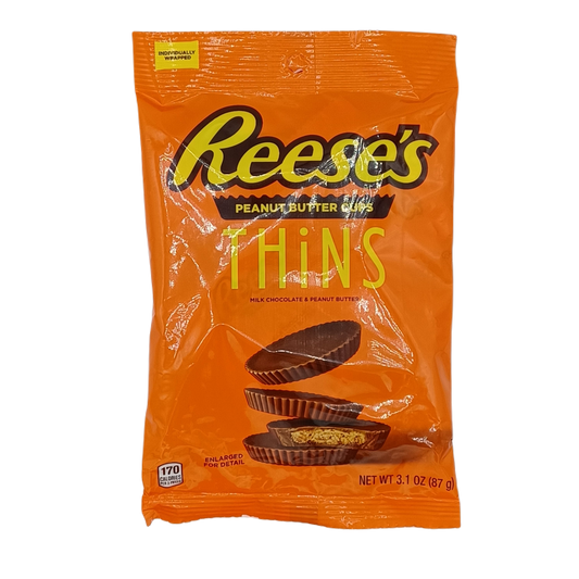 Reese's Thins Peanut Butter Cups 3.1oz PEG