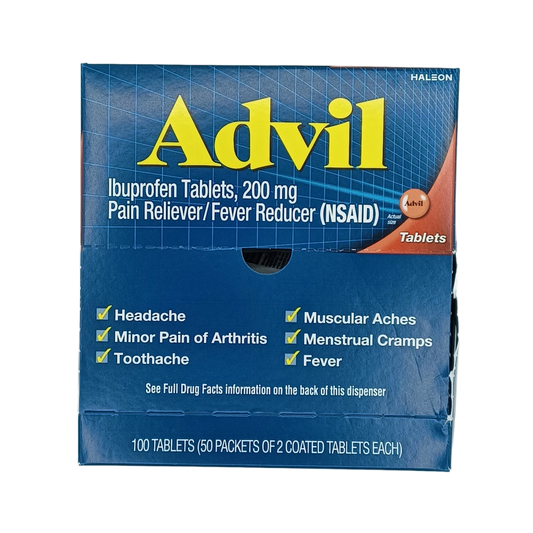 Advil Tab 200mg 50/2ct
