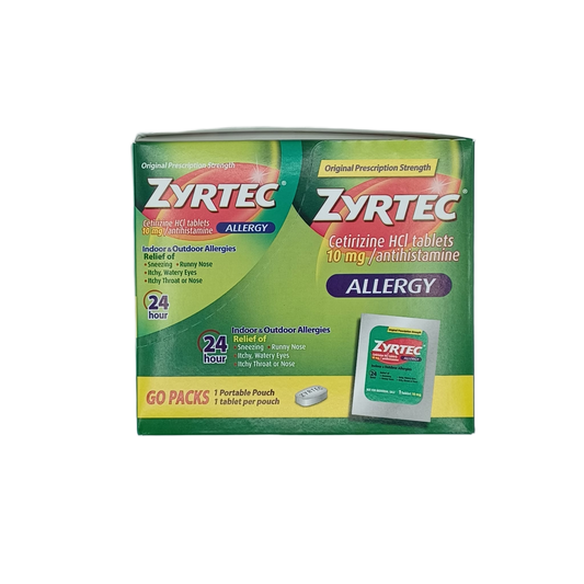 Zyrtec Blister/GoPacks 10mg/6ct
