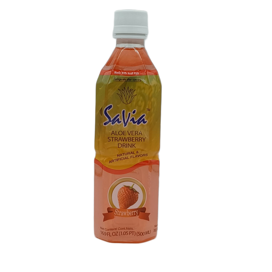 Savia Aloe Strawberry 16.9oz/12ct