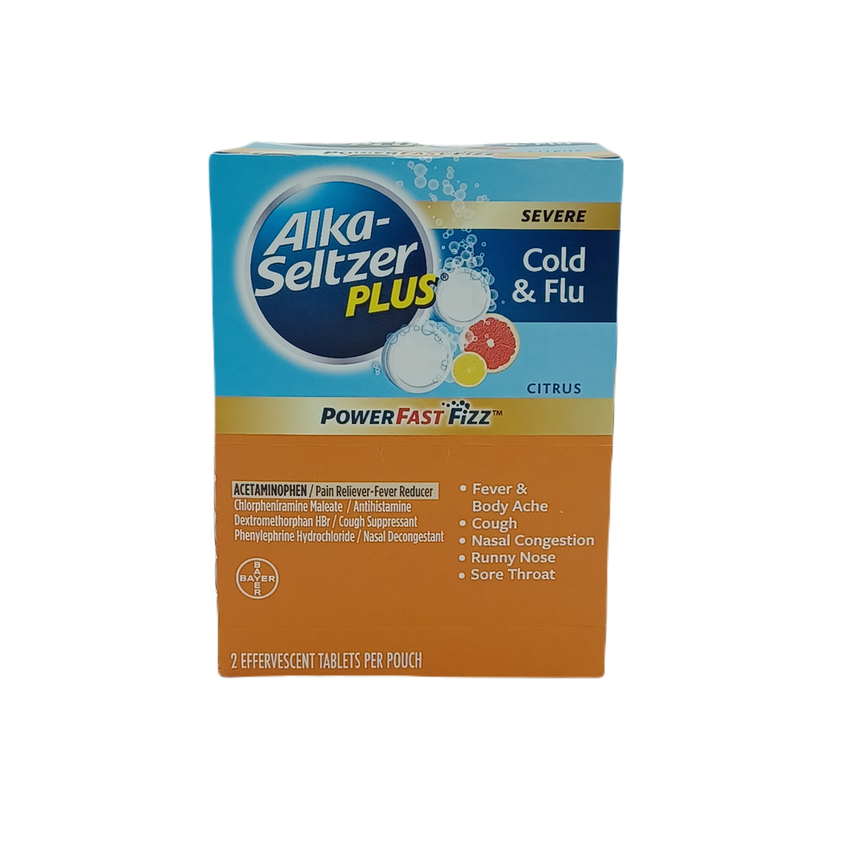Alka Seltzer Plus Severe Cold & Flu 2pk/25ct