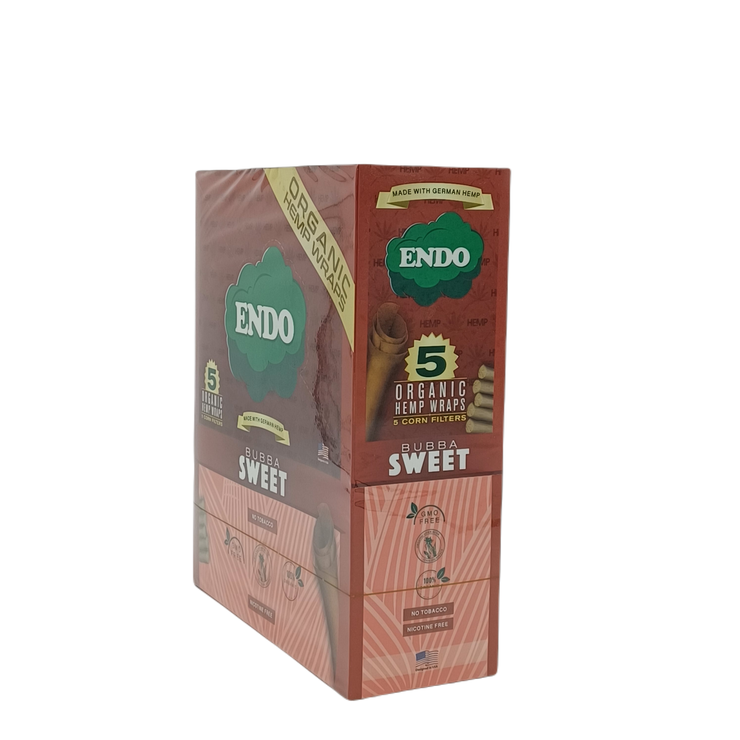 Endo Organic Hemp Wrap Bubba Sweet 15ct