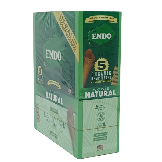 Endo Organic Hemp Wrap Wowie Natural 15ct