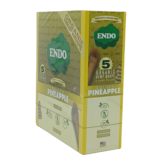 Endo Organic Hemp Wrap Golden Pineapple 15ct