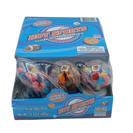 Kidsmania Dubble Bubble Hot Sports 1.41oz/12ct