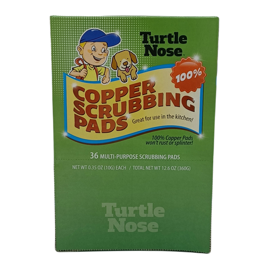 Turtle Nose Copper Scrubbing Pads 36ct