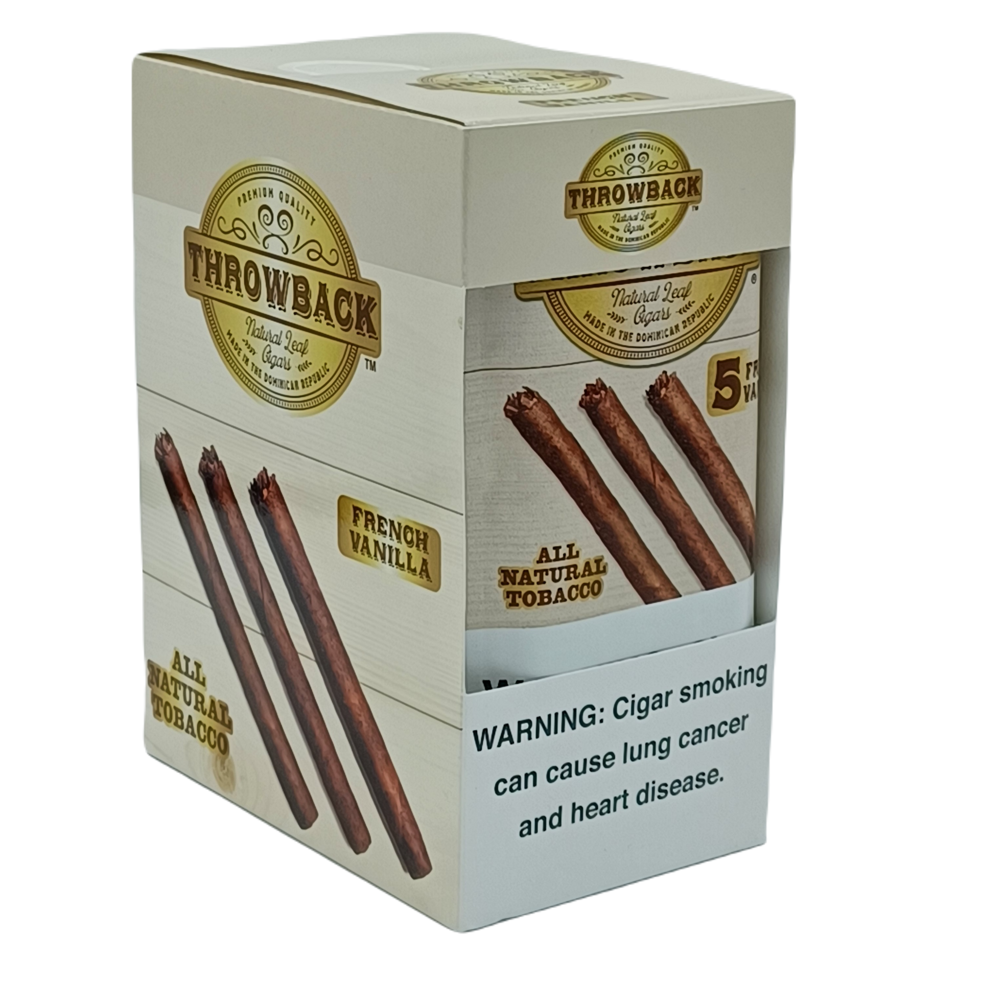 throwback tobacco Stock Throwback French Vanilla 8/5pk