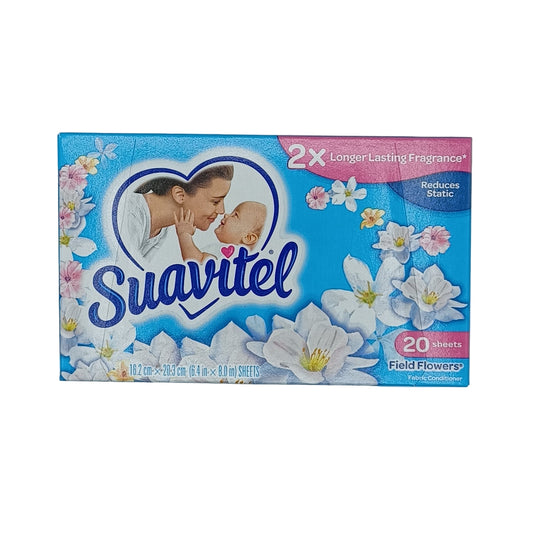 Suavitel Dryer Sheets Field Flowers 20ct