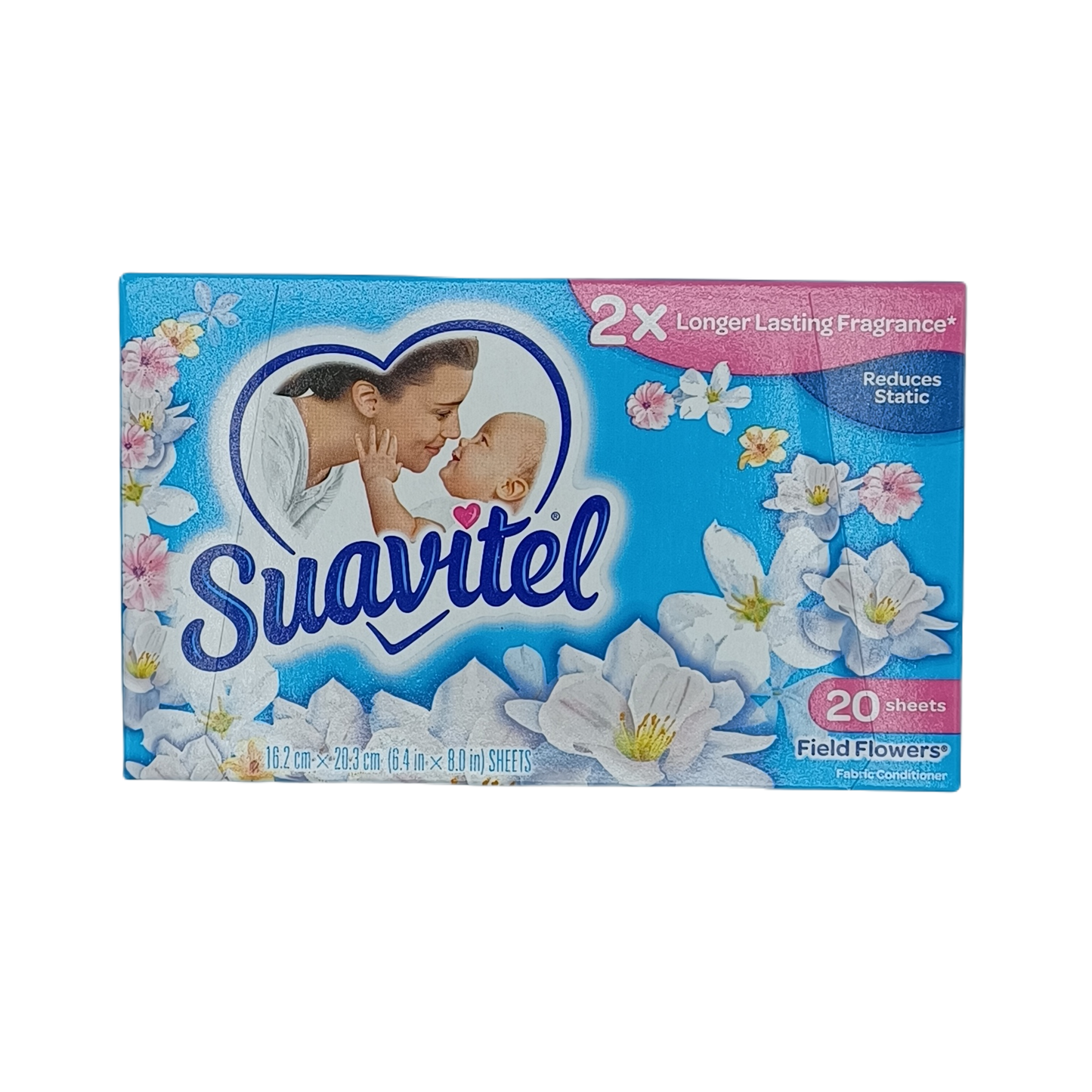 Suavitel Dryr Sheets Field Flowers 18ct