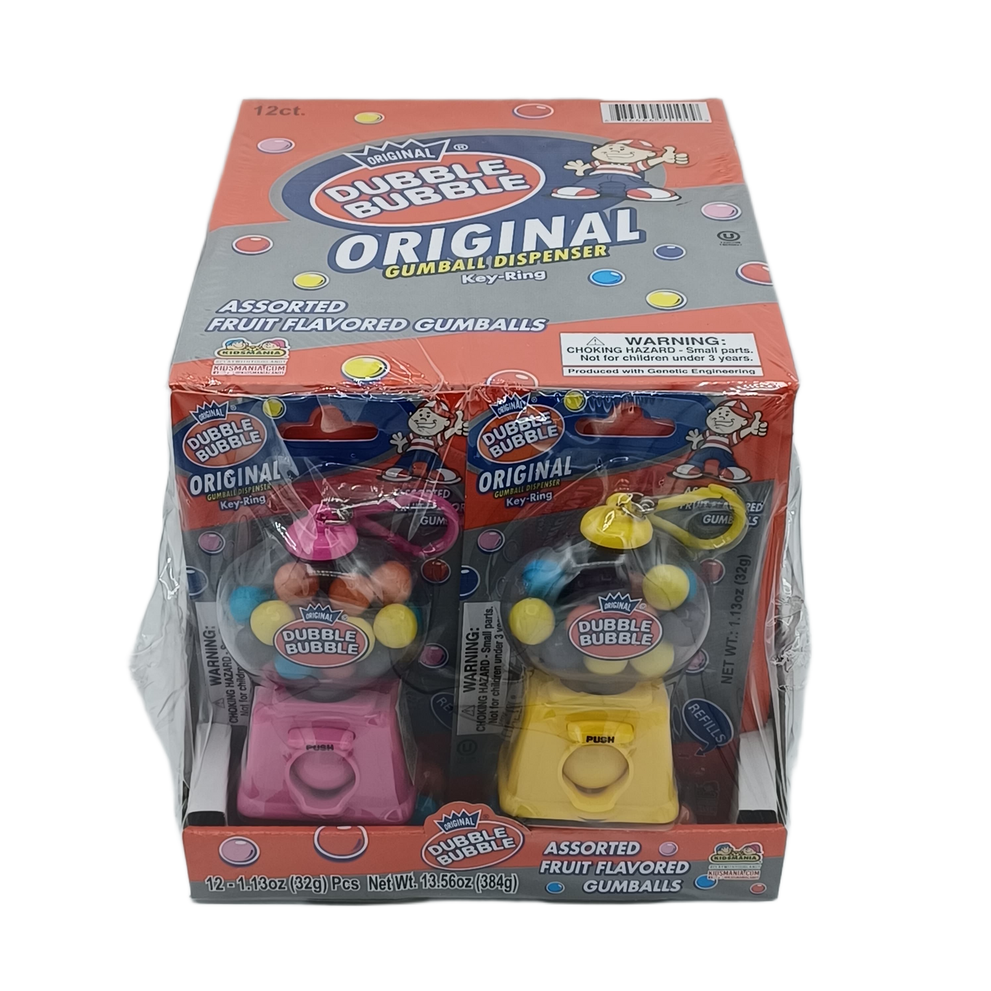 Dubble Bubble Original GumBall Keyring 1.13oz/12ct