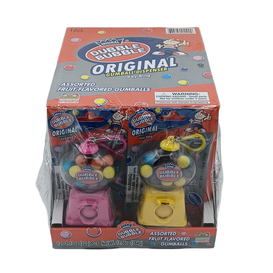 Dubble Bubble Original GumBall Keyring 1.13oz/12ct