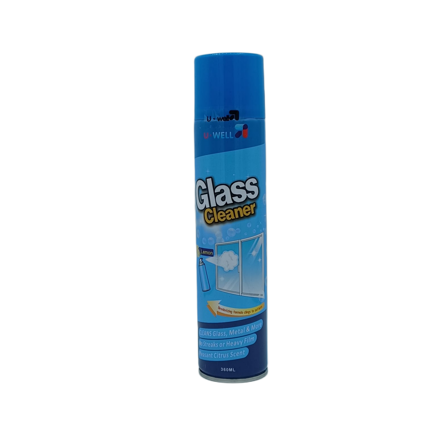 U Well Glass Cleaner Lemon 360ml