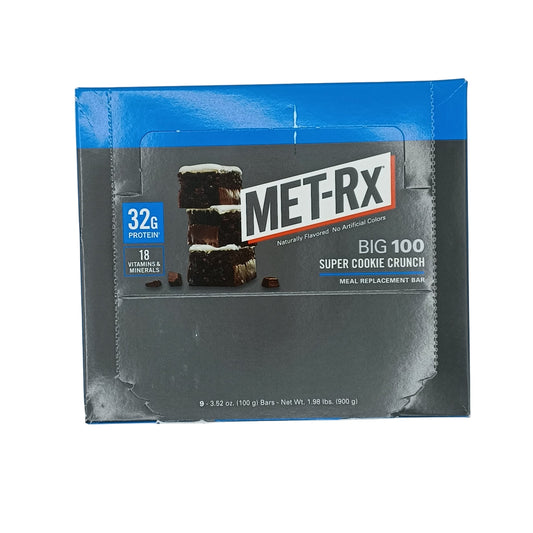 METRx Big100 Super Cookie Crunch 3.52oz/9ct