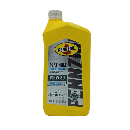 Pennzoil Platinum Full Synthetic SAE 5W30 1qt/6ct