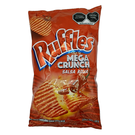 Mexican Ruffles Mega Crunch Salsa Roja 185g