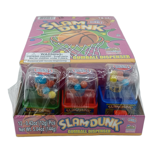 Kidsmania SlamDunk Gumball Dispenser .42z/12ct