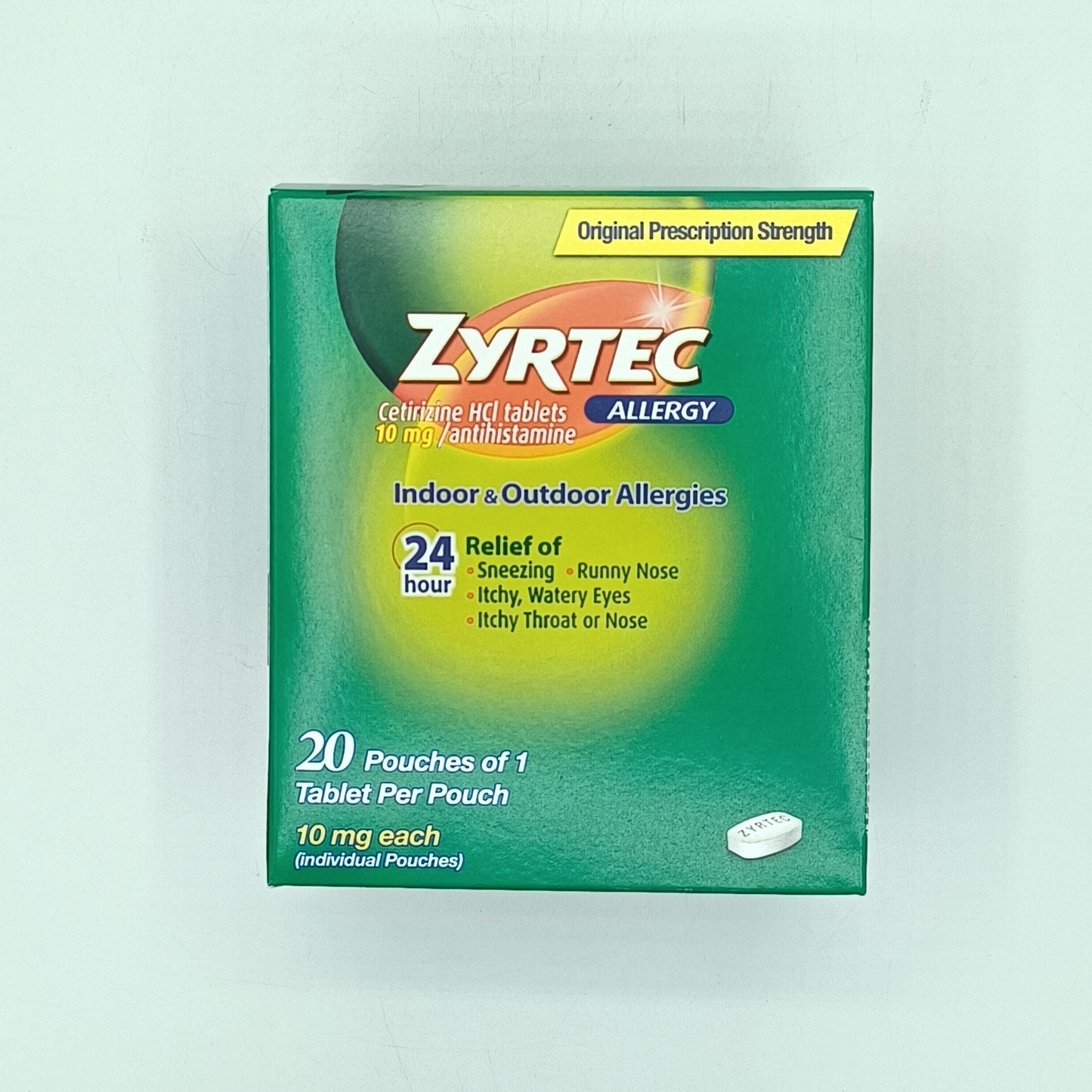 Zyrtec Allergy 20ct Dispenser
