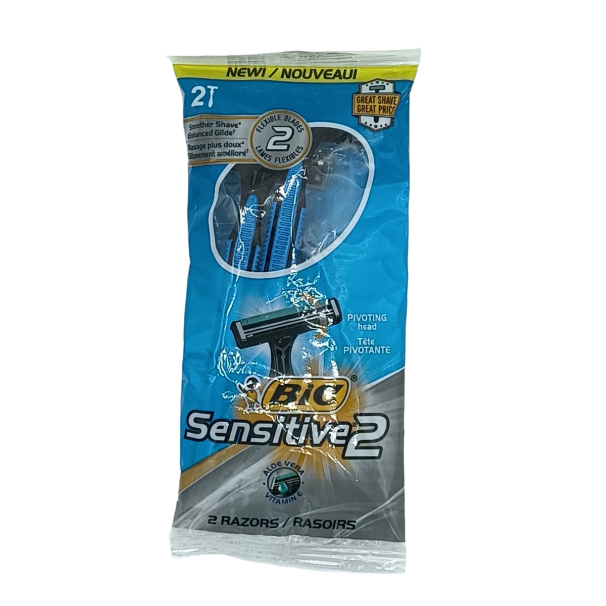 BIC Razor Sensitive2 2ct Peg