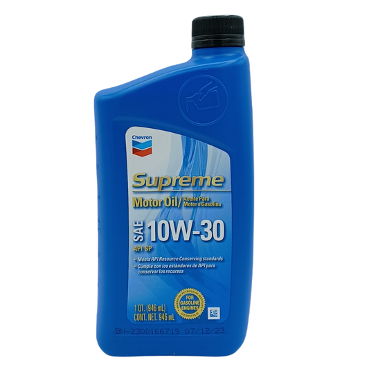 Chevron Supreme SAE10W30 1q/12ct