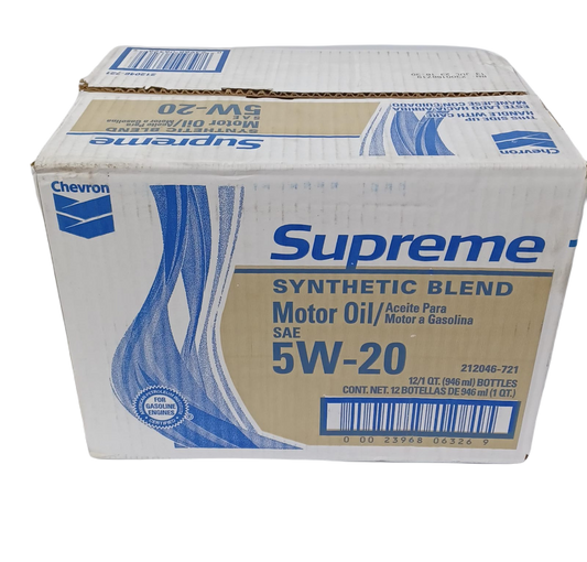 Chevron Supreme SAE10W20 1q/12ct