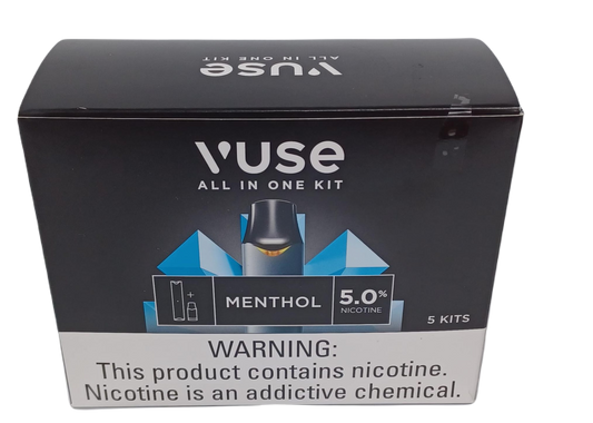 Vuse Blue Menthol All in One Kit 5% 5/1pk