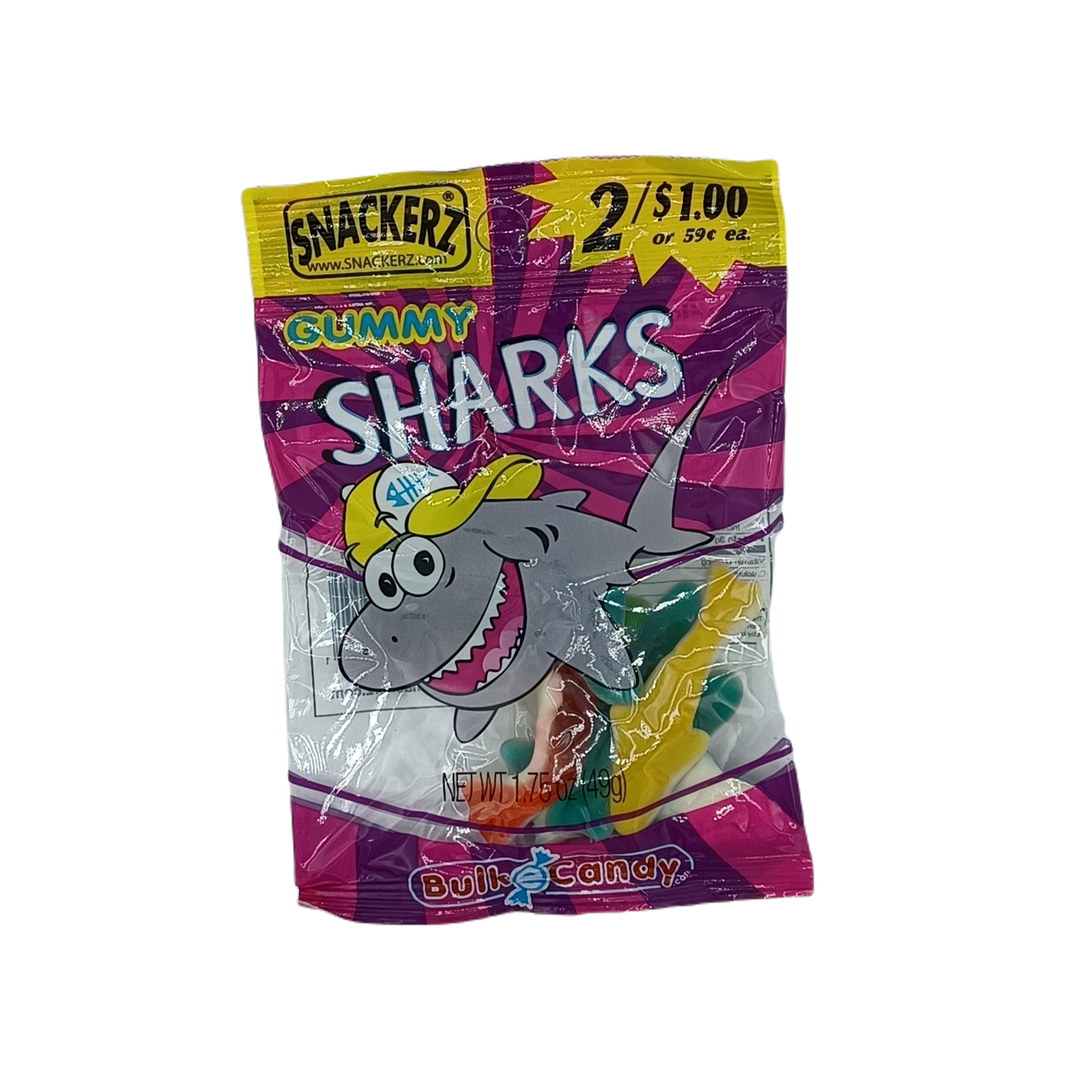Snackerz 2/$1 Gummy Sharks 12ct