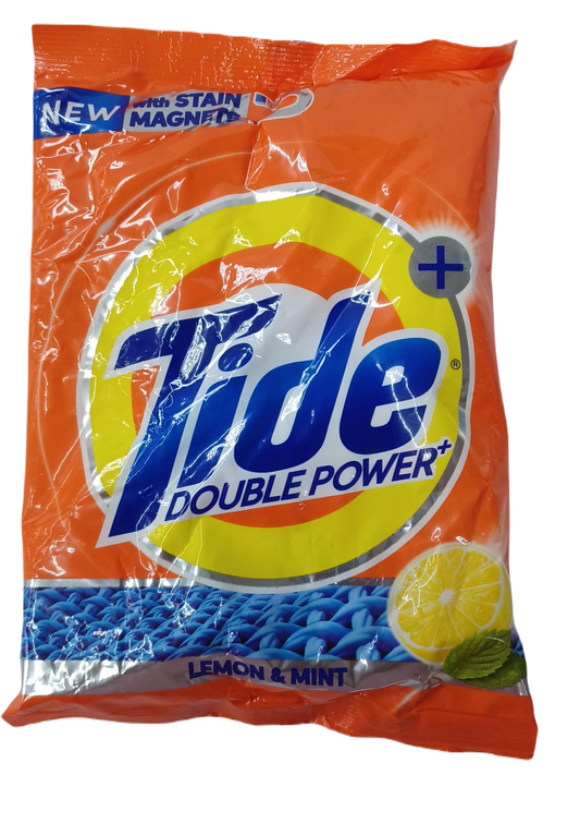Tide Double Powder Lemon & Mint Detergent 500g Bag