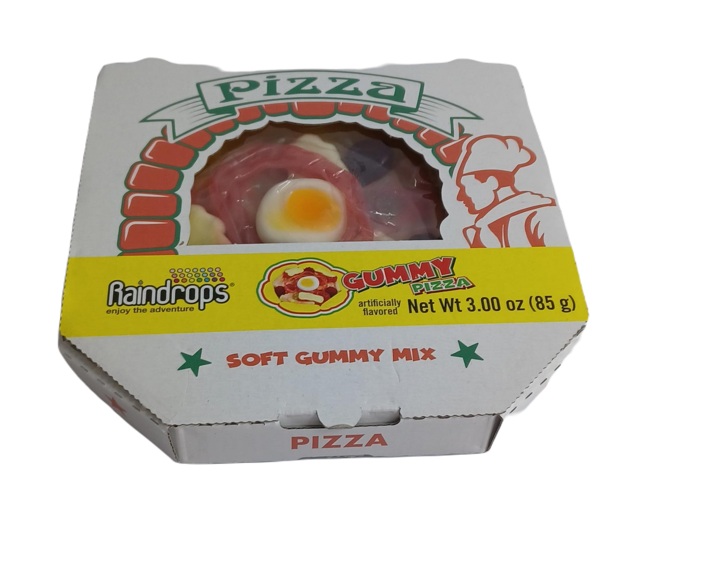 Raindrops Gummy Pizza 3oz