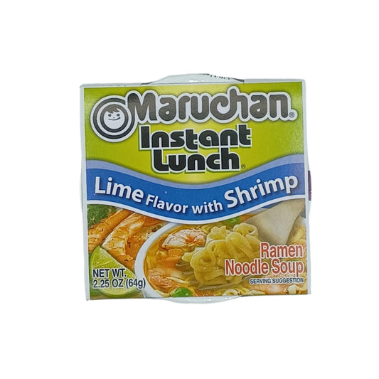 Maruchan Cup Lime Shrimp 2.25oz/12ct