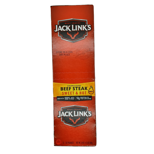 Jack Links Beef Steak Sweet & Hot 2oz/12ct