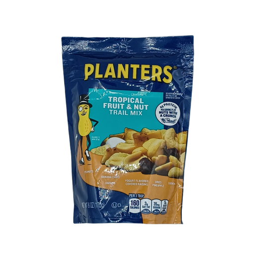 Planters Trl mix Tropical Fruit & Nut 6oz PEG