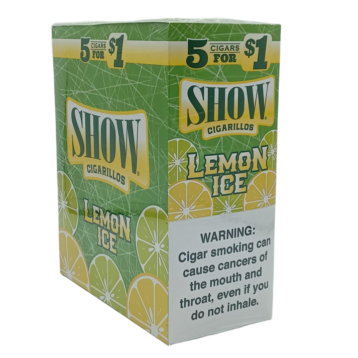 SHOW CIGARSILLOS 5 FOR 1 LEMON ICE 15CT