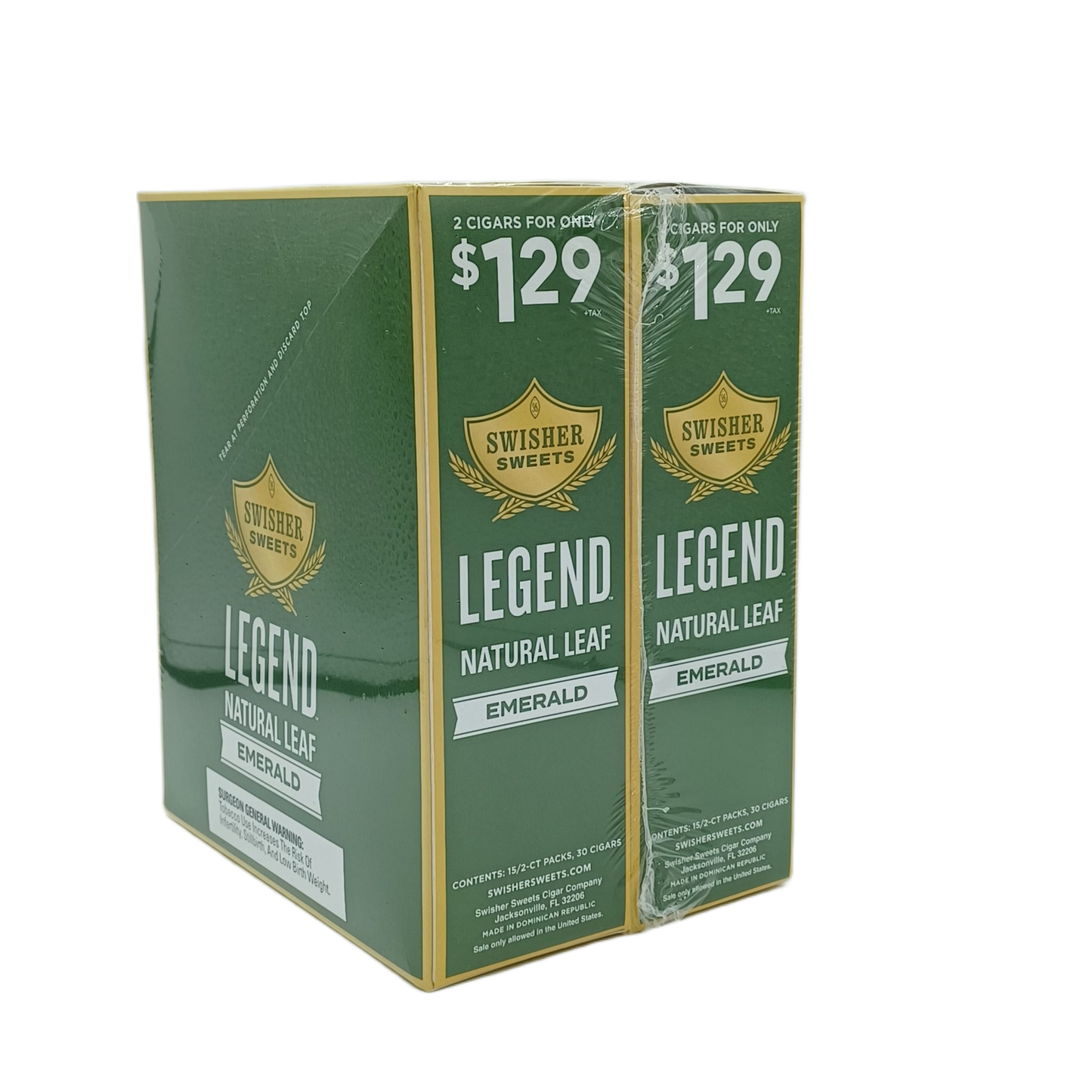 Swisher Sweets Legend Emerald 2/1.29 15/2pk
