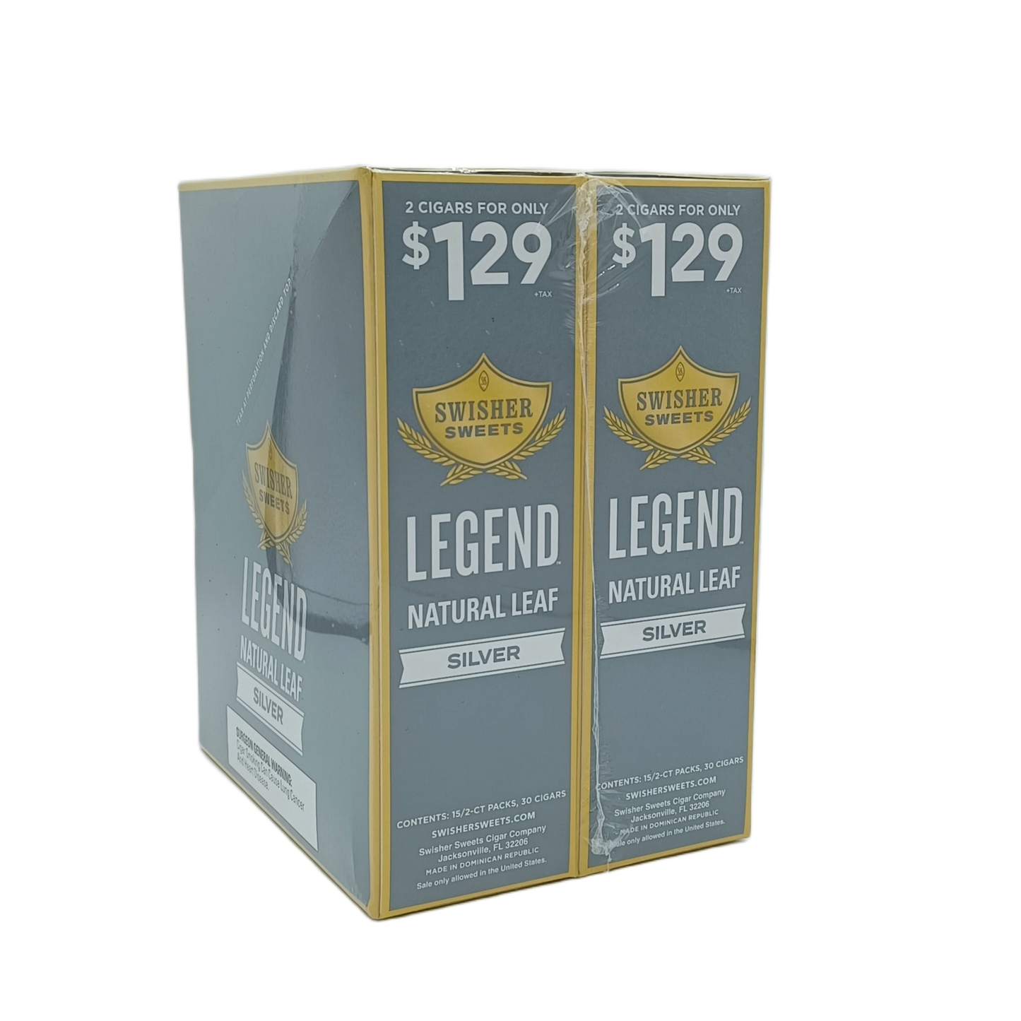Swisher Sweets Legend Silver 2/1.29 15/2pk