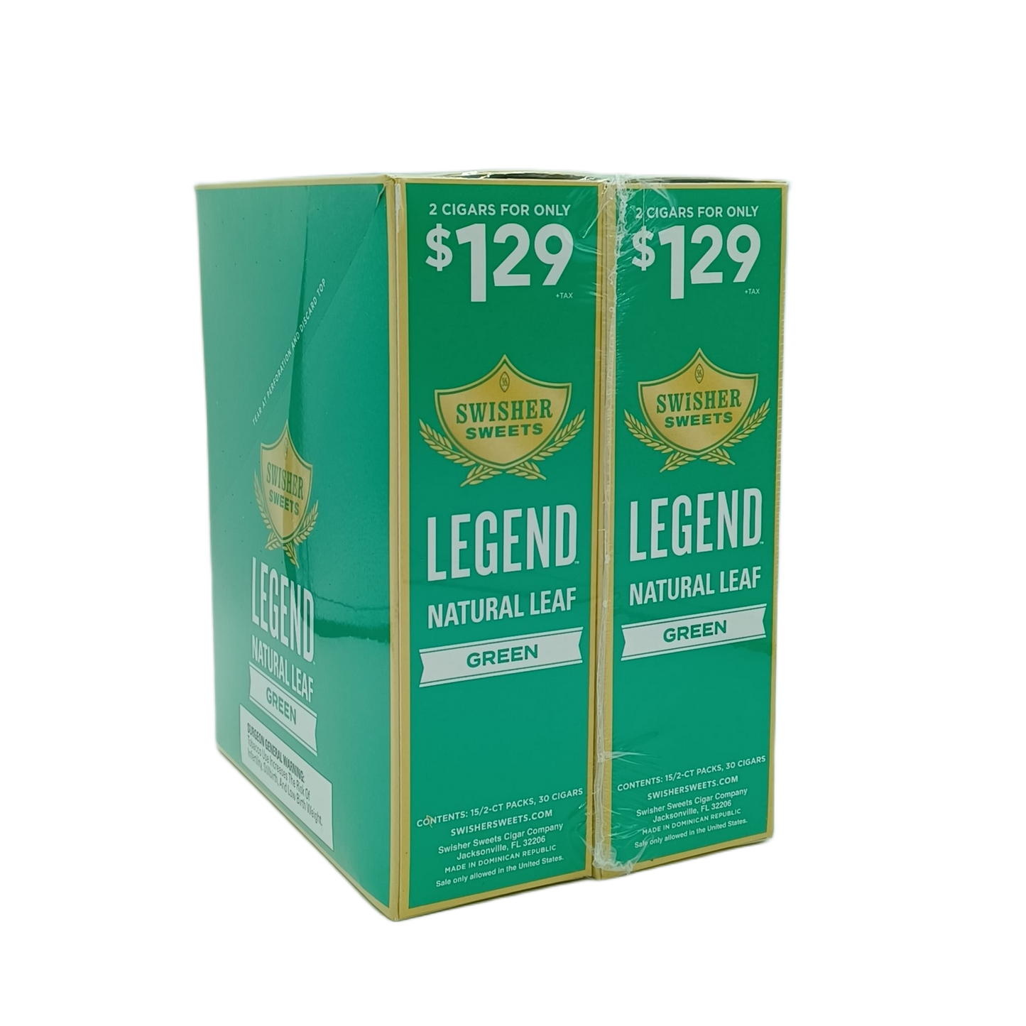 Swisher Sweets Legend Green 2/1.29 15/2pk