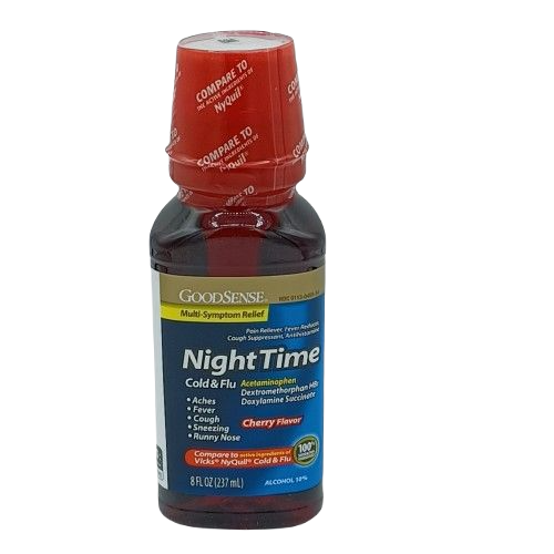 GoodSense Night Time Cherry Flavor 8oz Bottle