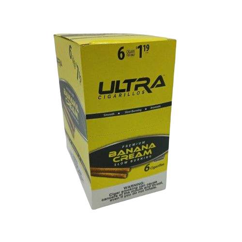 ULTRA CIGARILLOS BANANA CREAM 15/6pk