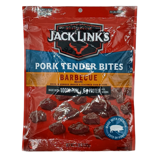 Jack Links Pork Tender Bites BBQ 3.25oz