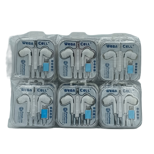 Wega Cell iPhone Popup Connecting Handsfree 12ct