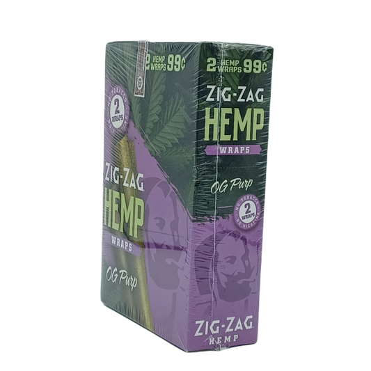 ZigZag Hemp OGPurp Wraps 2/$.99c 25/2ct