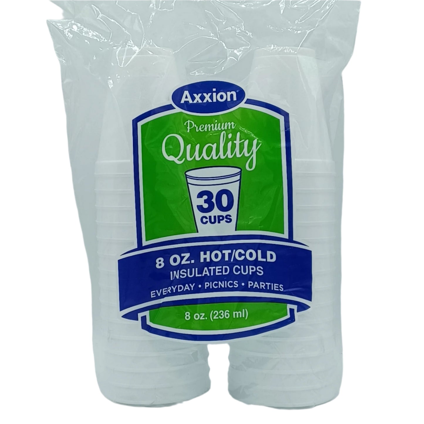 Axxion Foam Cups 8oz/30ct