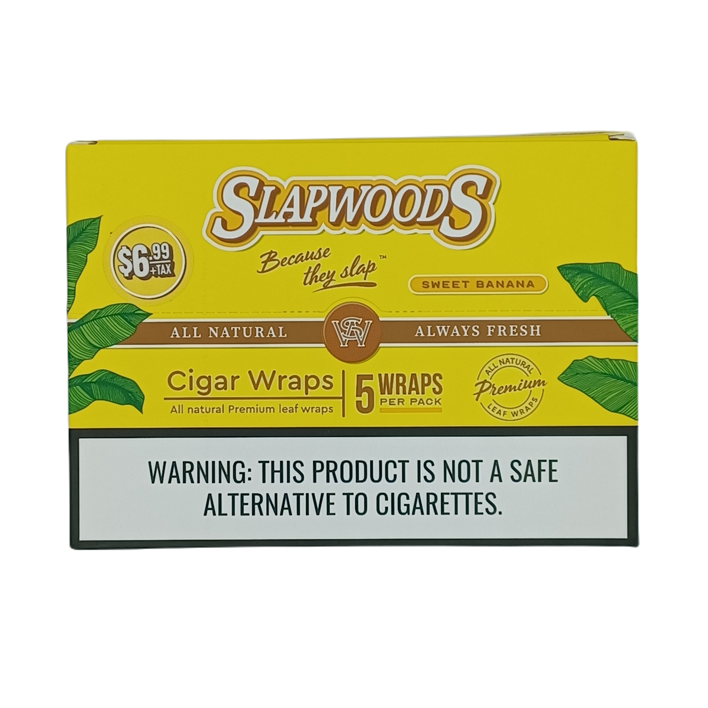 Slapwoods Wraps Sweet Banana 5/$6.99 10/5ct