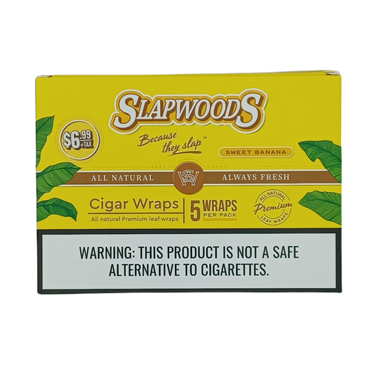 Slapwoods Wraps Sweet Banana 5/$6.99 10/5ct