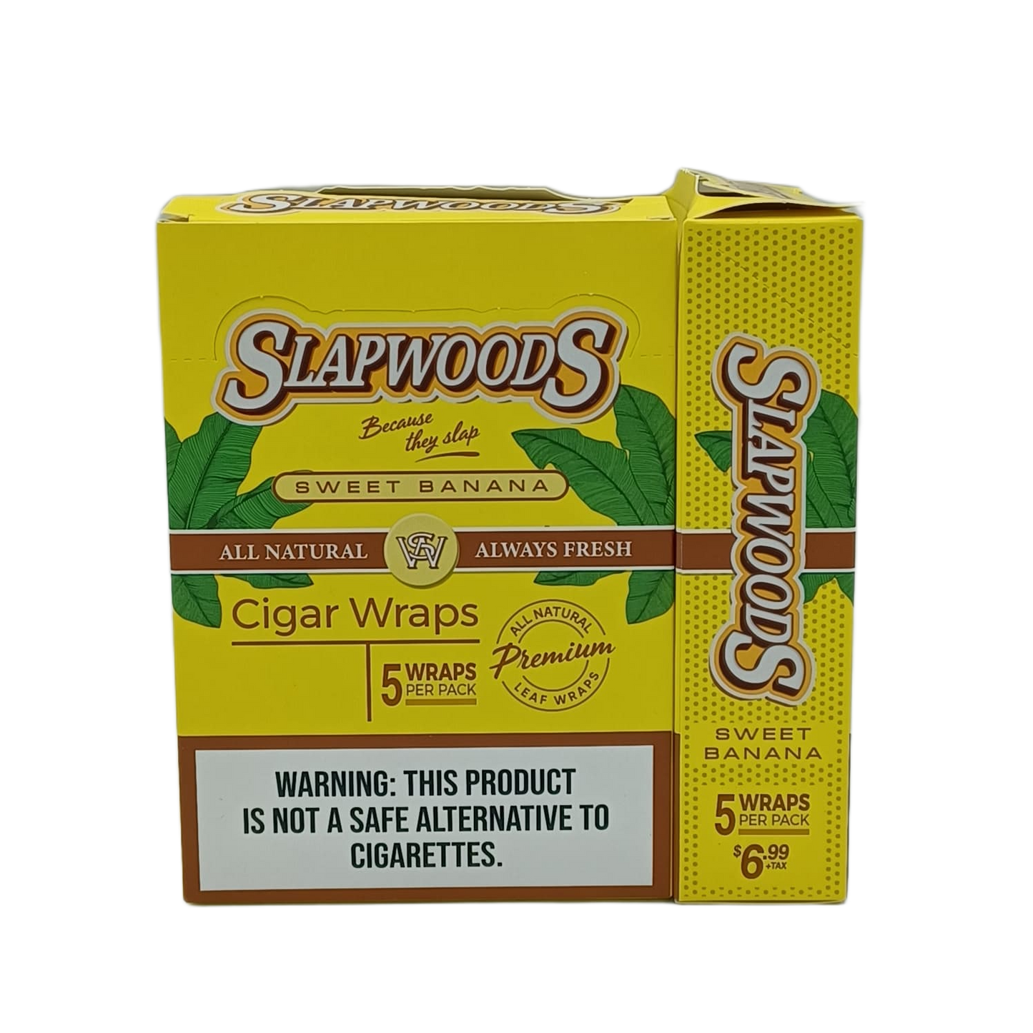 Slapwoods Wraps Sweet Banana 5/$6.99 10/5ct