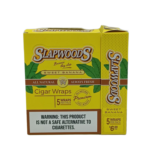 Slapwoods Wraps Sweet Banana 5/$6.99 10/5ct