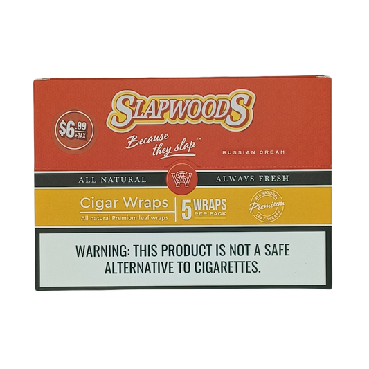 Slapwoods Wraps Russian Cream 5/$6.99 10/5ct