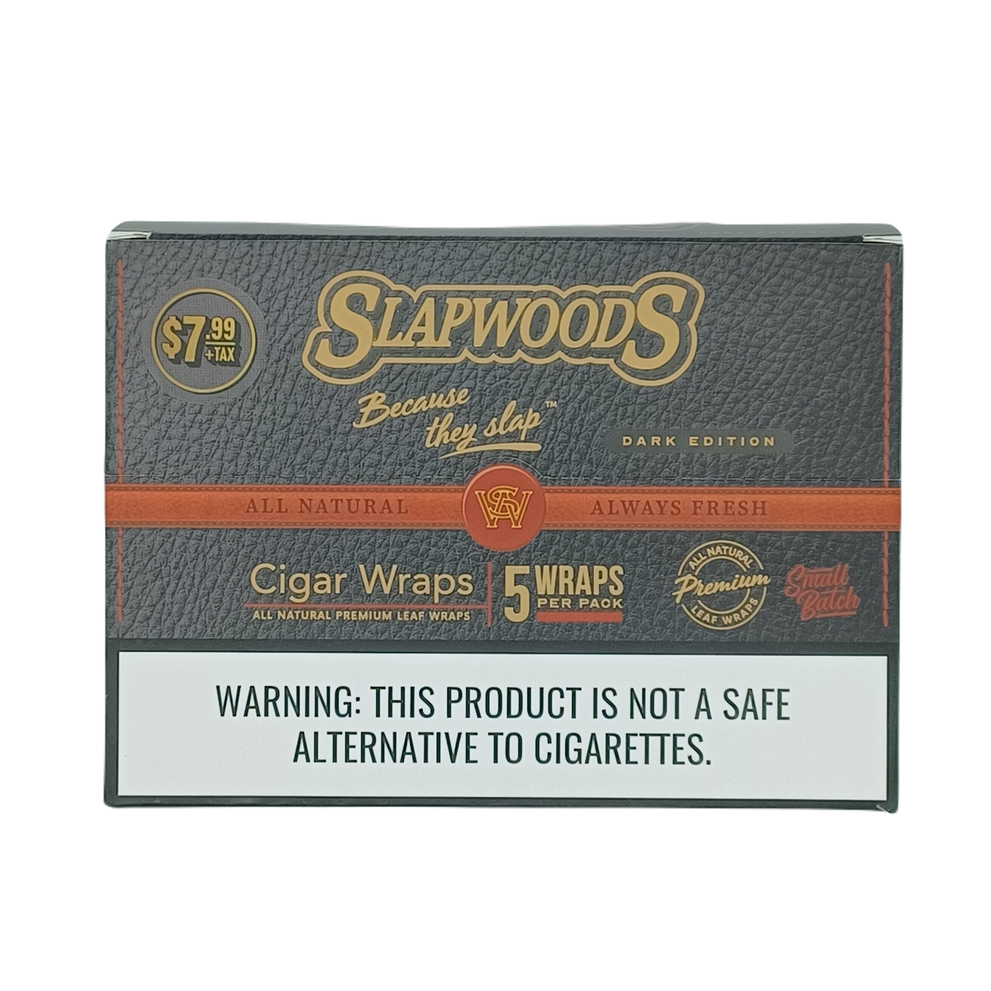 Slapwoods Wraps Dark Edition Black 5/$7.99 10/5ct