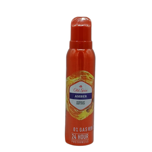 Old Spice Amber Deodorant Spray 4.73oz