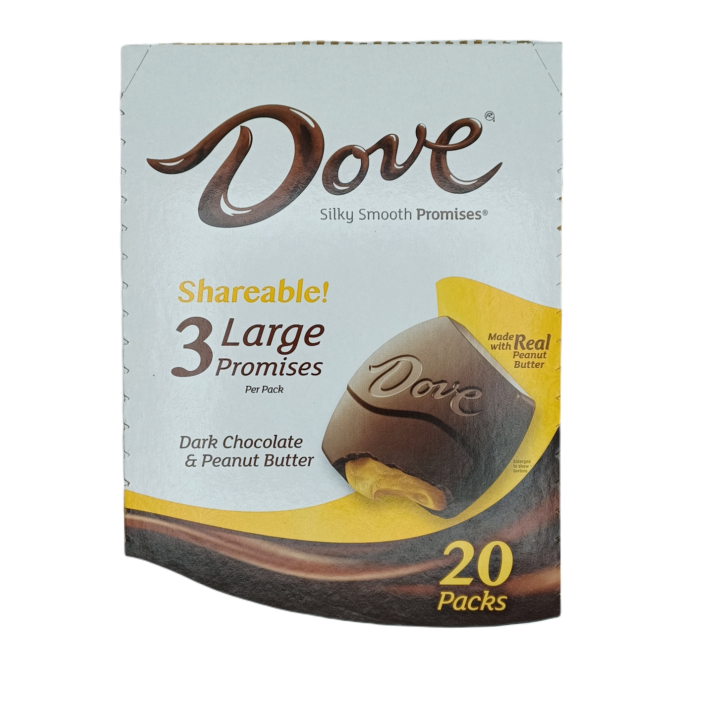 Dove Dark Chocolate PnutBut Share Size 2.75oz/20ct